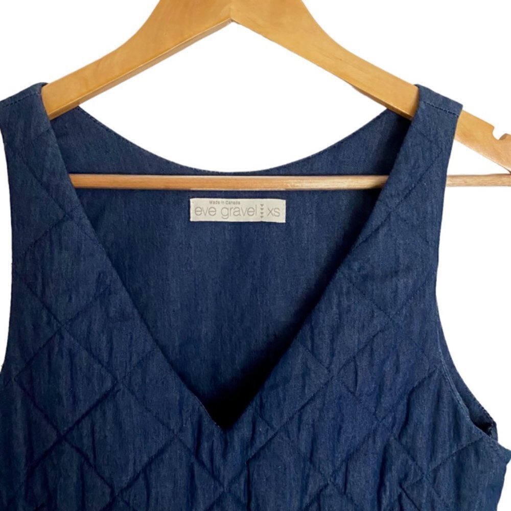 Eve Gravel Love Story Quilted Dress XSmall - Picture 5 of 6